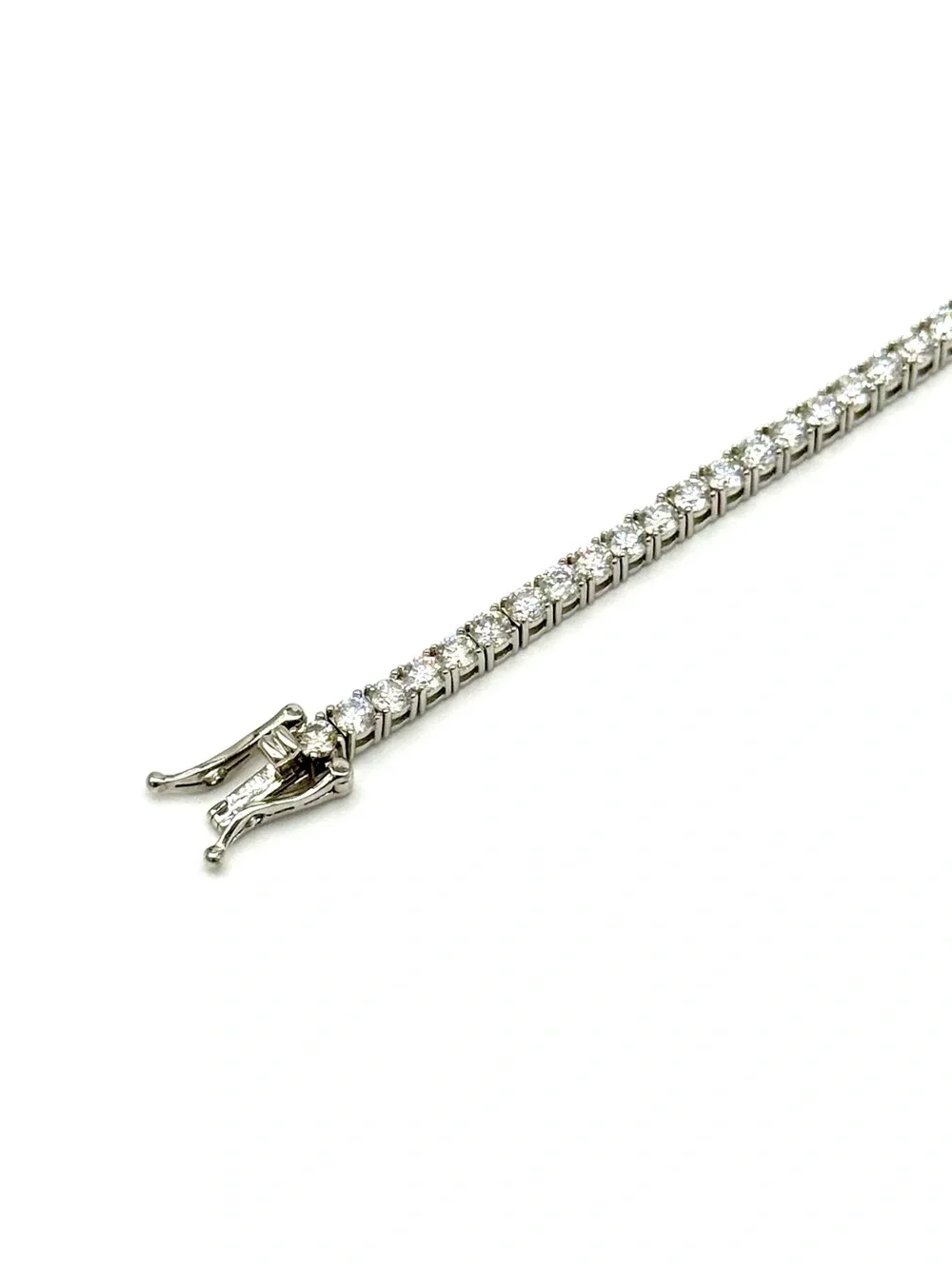 925 Silver, 5.6CTW Moissanite Tennis Bracelet